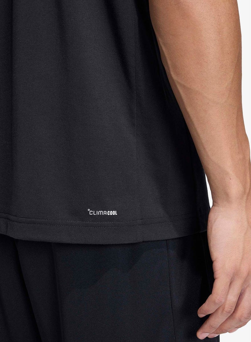 Adidas Workout Essentials Feelready Logo T-Shirt - Image 4